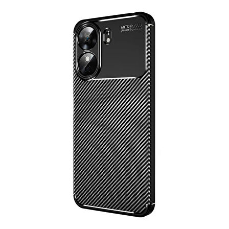 Xiaomi Redmi 13C Kılıf Focus Carbon Silikon Kapak