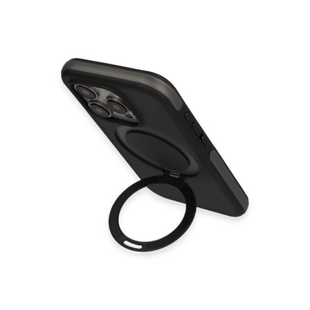Joko iPhone 15 Pro Zorda Airbag Magsafe Standlı Kapak - Titan Gri