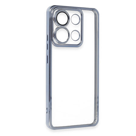 Newface Razer Xiaomi Poco X6 Lens Korumalı Silikon Kılıf - Açık Mavi