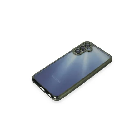 Samsung Galaxy A55 5g Kılıf Kamera Korumalı Lensli Silikon - Yeşil