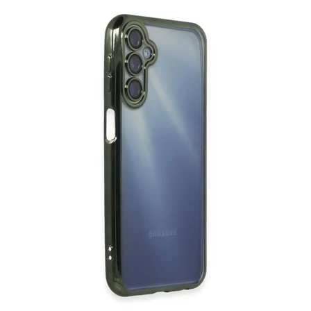 Samsung Galaxy A55 5g Kılıf Kamera Korumalı Lensli Silikon - Yeşil