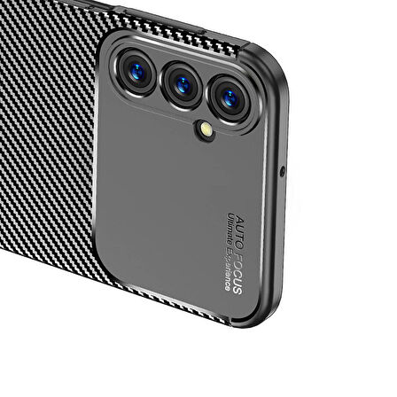 Samsung Galaxy A05s Kılıf Focus Carbon Silikon Kapak