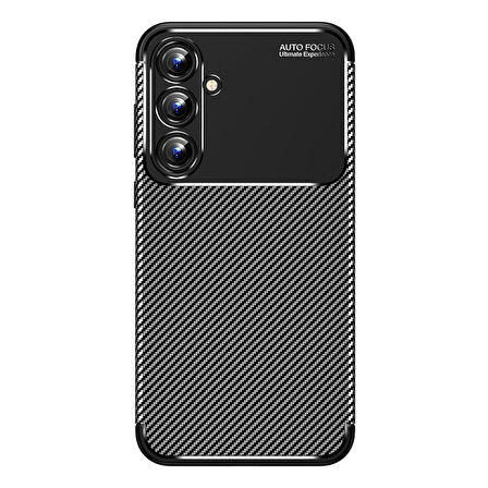 Samsung Galaxy A15 Kılıf Focus Carbon Silikon Kapak