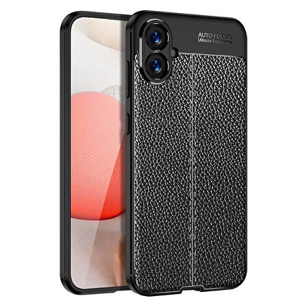 Samsung Galaxy A05 Kılıf Focus Deri Desen Silikon Kapak
