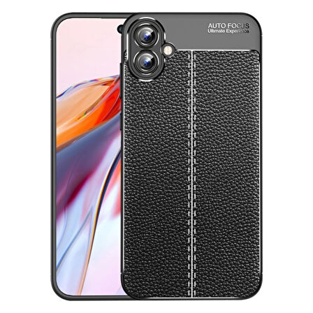 Samsung Galaxy A05 Kılıf Focus Deri Desen Silikon Kapak