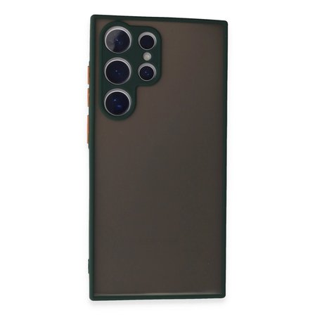 Samsung Galaxy S24 Ultra Kılıf Montreal Silikon Kapak - Yeşil