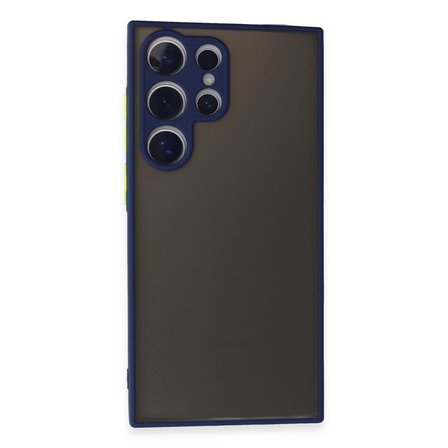 Newface Samsung Galaxy S24 Ultra Kılıf Montreal Silikon Kapak - Lacivert
