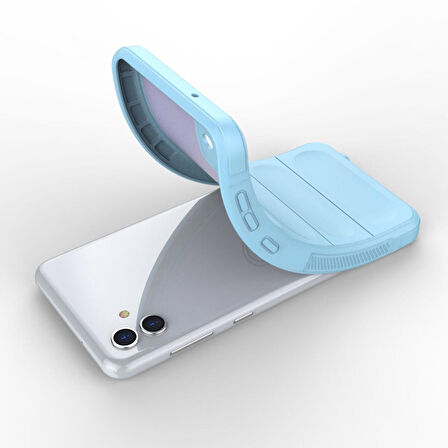 Samsung Galaxy A05 Kılıf Optimum Lens Çerçeveli Silikon Kapak