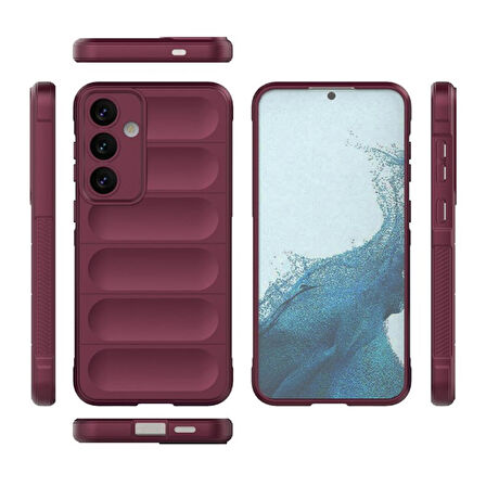 Samsung Galaxy S24 Kılıf Optimum Lens Çerçeveli Silikon Kapak