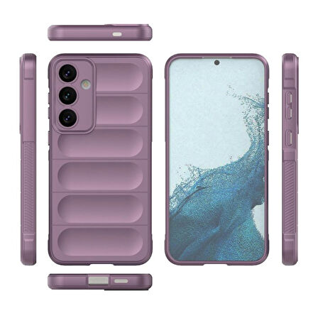 Samsung Galaxy S24 Kılıf Optimum Lens Çerçeveli Silikon Kapak