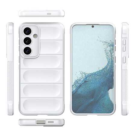 Samsung Galaxy S24 Kılıf Optimum Lens Çerçeveli Silikon Kapak