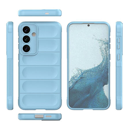 Samsung Galaxy S24 Kılıf Optimum Lens Çerçeveli Silikon Kapak