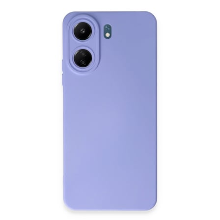 Xiaomi Redmi 13c Kılıf Nano İçi Kadife Silikon - Lila