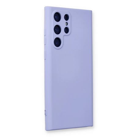 Samsung Galaxy S24 Ultra Kılıf Nano İçi Kadife Silikon - Lila