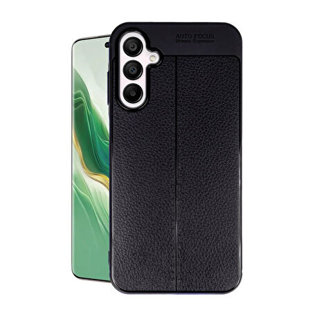 Samsung Galaxy A15 Kılıf Focus Deri Desen Silikon Kapak