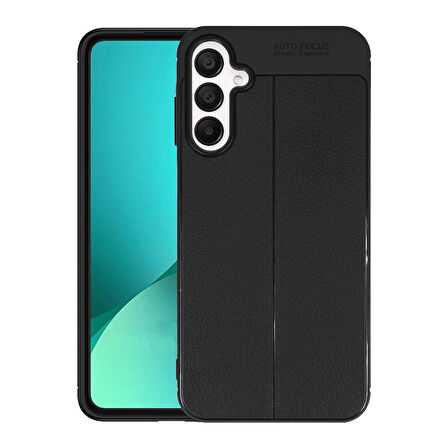 Samsung Galaxy A25 Kılıf Focus Deri Desen Silikon Kapak