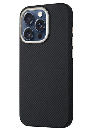 Fuchsia iPhone 14 Pro ile Uyumlu HBC-263 Monaco Kapak - Siyah