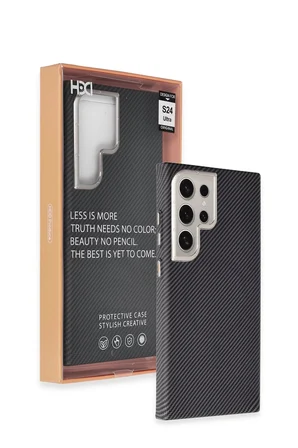 Fuchsia Samsung Galaxy S24 Ultra ile Uyumlu HBC-263 Monaco Kapak - Derin Mor