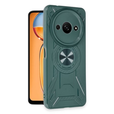 Newface Xiaomi Redmi A3 4G Kılıf Lincoln Silikon - Koyu Yeşil