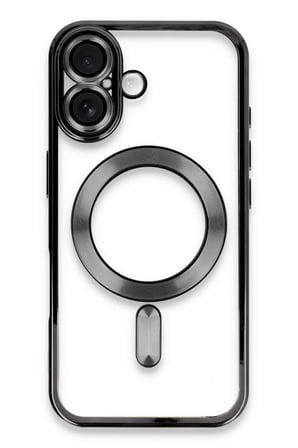 orevi̇o apple iphone 16 plus kılıf kross magneticsafe kapak - siyah