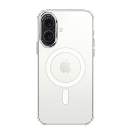Newface Pc Real iPhone 16 Plus MagSafe Kılıf - Şeffaf