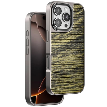 iPhone 16 Pro Max Wave Kapak - Koyu Kahve