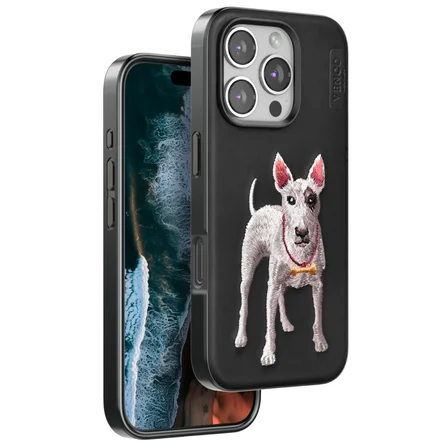 iPhone 16 Pro Max Perma Desenli Kapak - Siyah