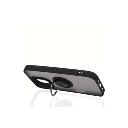 iPhone 16 Pro Max Kılıf Montreal Yüzüklü Silikon Kapak - Yeşil