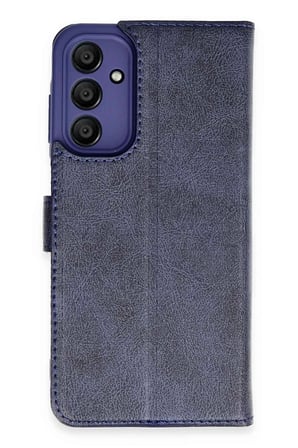 Newface Samsung Galaxy A55 5G Kılıf Trend S Plus Kapaklı Kılıf - Lacivert