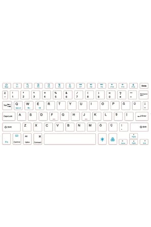 Newface KYB71 Kablosuz Klavye Mouse Set - Beyaz