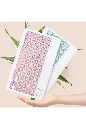 Newface KYB71 Kablosuz Klavye Mouse Set - Açık Yeşil