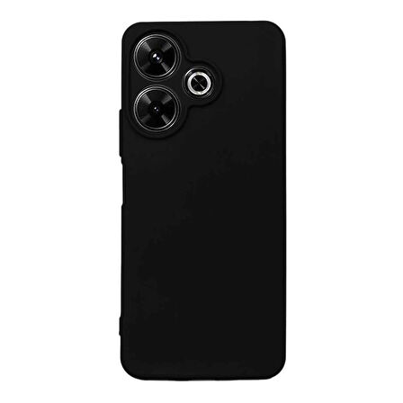 Newface First Xiaomi Redmi 13 4G Silikon Kılıf – Siyah