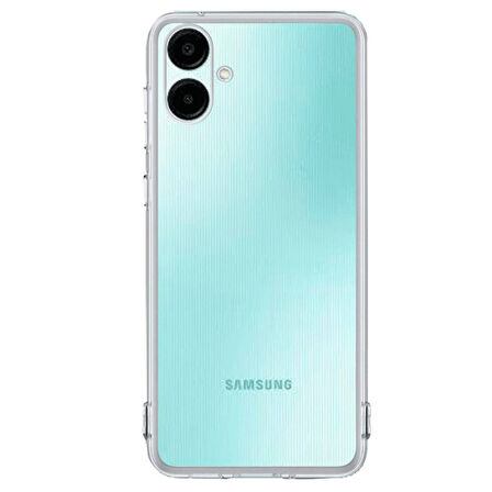 Newface Lüx Samsung Galaxy A06 Silikon Kılıf - Şeffaf