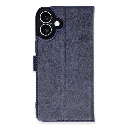 iPhone 16 Kılıf Trend S Plus Kapaklı Kılıf - Lacivert