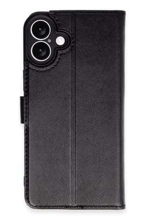 OREVİO Apple iPhone 16 Plus Kılıf Trend S Plus Kapaklı Kılıf - Siyah