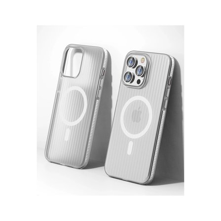 iPhone 14 Pro Max Line Magsafe Kapak - Beyaz