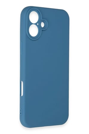 Newface Apple iPhone 16 Plus Kılıf First Silikon - Mavi