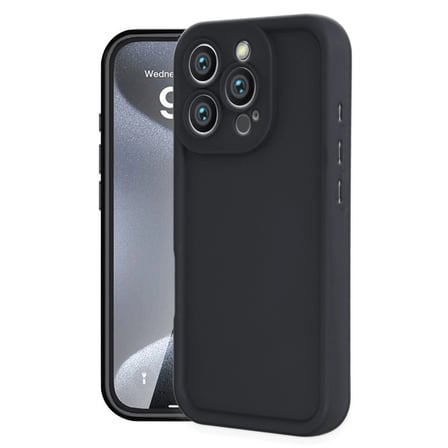 iPhone 16 Pro Max Kılıf Viera Silikon - Siyah