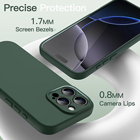 iPhone 16 Pro Max Kılıf Kamera Korumalı Lansman Silikon Kapak