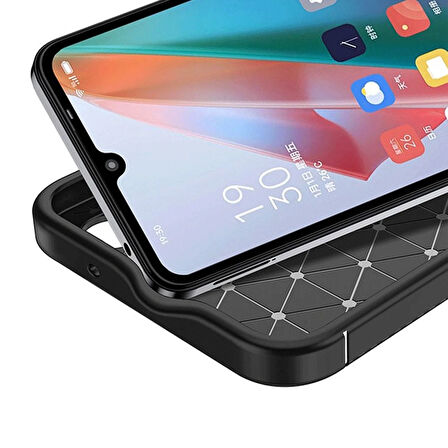 Newface Auto Focus Samsung Galaxy A06 Karbon Kılıf - Siyah