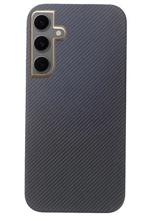 Fuchsia Samsung Galaxy S24 ile Uyumlu Besa Kablosuz Şarj Özellikli Kapak - Siyah