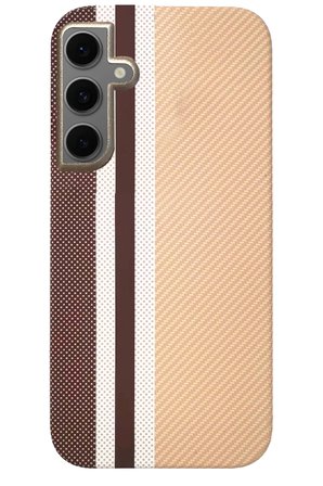 Fuchsia Samsung Galaxy S24 ile Uyumlu Besa Kablosuz Şarj Özellikli Kapak - Krem