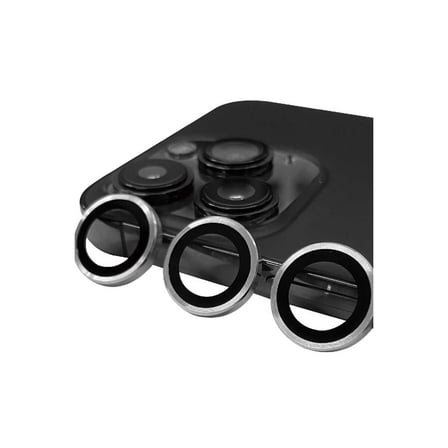 Newface iPhone 15 Pro Raze Metal Kamera Lens - Gümüş
