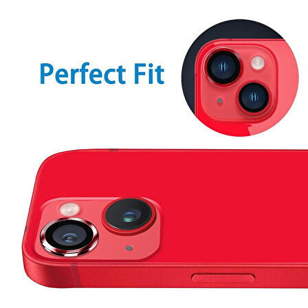iPhone 13 / iPhone 13 Mini Raze Metal Kamera Lens Koruyucu