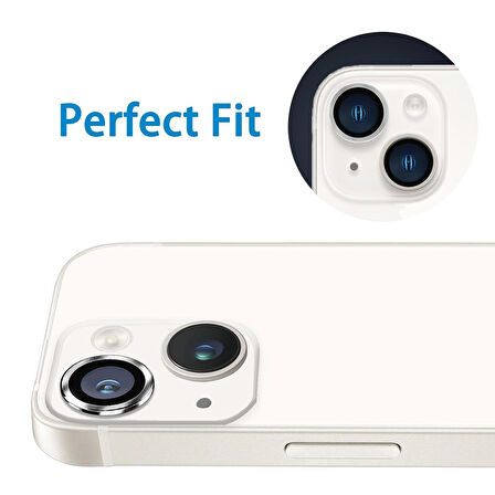 iPhone 13 / iPhone 13 Mini Raze Metal Kamera Lens Koruyucu