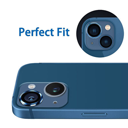 iPhone 13 / iPhone 13 Mini Raze Metal Kamera Lens Koruyucu
