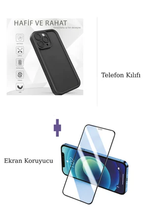 Fuchsia Samsung Galaxy A16 5G ile Uyumlu Viera Darbe Emici Silikon Kılıf + Seramik Ekran Koruyucu Seti