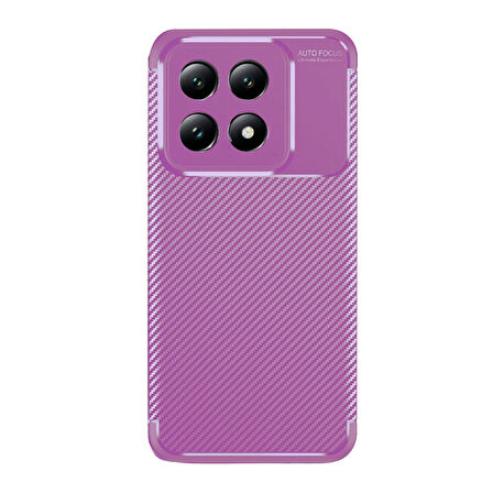 Xiaomi 14T Kılıf Focus Carbon Silikon Kapak
