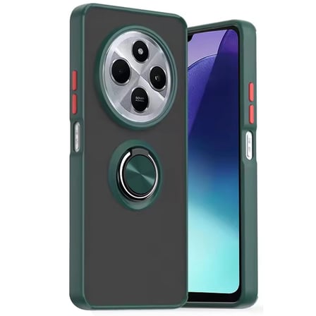 Xiaomi Uyumlu Redmi 14c Kılıf Montreal Yüzüklü Silikon Kapak - Yeşil