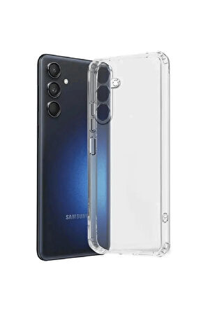 Newface Lüx Samsung Galaxy A26 Silikon Kılıf - Şeffaf